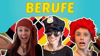 GERMAN LESSON 14 German professions  Deutsche Berufe Was sind Sie von Beruf 💇‍👷👮‍ [upl. by Damicke261]