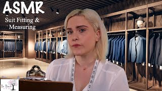 A Relaxing ASMR Tailor Suit Fitting Measuring amp Try On [upl. by Nebur]