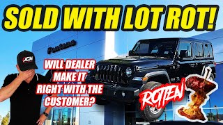 CUSTOMER BUYS 2023 JEEP WITH LOT ROT AND IS GETTING THE RUN AROUND FROM THE DEALER NOW [upl. by Felizio]