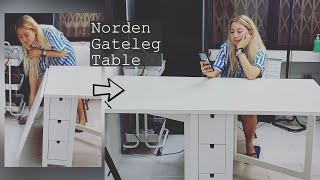 Table With Wings  Fly High  Ikea Norden Gateleg  Pwede MagPingPong [upl. by Bartholemy305]