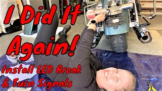 Install LED Brake Lights amp Turn Signals On Harley Davidson  Guild amp Instructions [upl. by Aniretak]