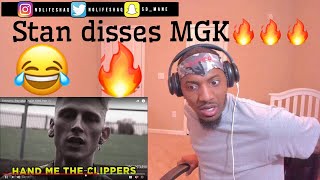 Eminem Clone buried Machine Gun Kelly  Eminem  Sincerely Stan MGK DISS Part 2  REACTION [upl. by Yekcim897]