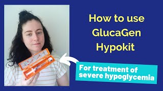 Type 1 Diabetic demonstrates GlucaGen Hypokit  Severe Hypoglycaemia [upl. by Audrye]