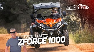 CFMOTO ZFORCE 1000  TEST EXCLUSIF 2018 [upl. by Orihakat]