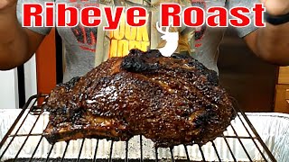 Beef BoneIn Ribeye Roast Recipe [upl. by Ammamaria]