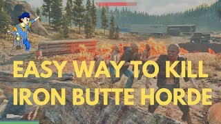 Easy Way to Defeat Iron Butte Ranch Horde  Days Gone  Keep Them Safe [upl. by Atiekal]