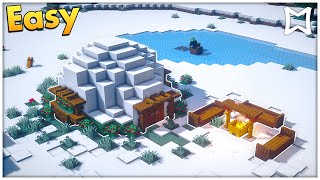 ► Minecraft Survival Igloo Tutorial EASY [upl. by Alexa]