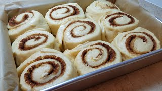 HOMEMADE CINNAMON ROLLS  Fluffy Soft Cinnamon Rolls  Bakery Style Cinnamon Rolls [upl. by Tigdirb]