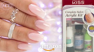 Nail Pro Tests Kiss Complete Acrylic Kit Plus 3 Weeks Later Review [upl. by Woo171]