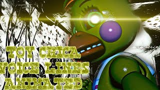 SFMFNAF Toy Chica Voice Lines Remake [upl. by Laughlin216]