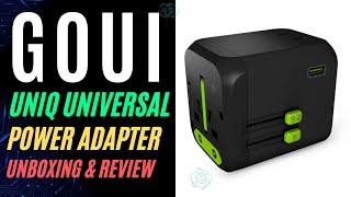 Goui Uniq Universal Power Adapter  GOUI UNIQ WORLD TRAVEL ADAPTER [upl. by Leola523]