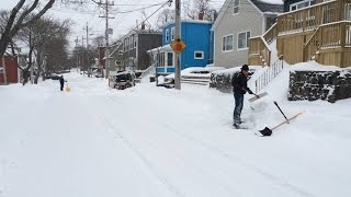 The aftermath of a blizzard in Halifax [upl. by Helge83]