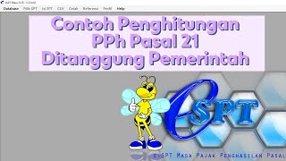 Contoh Perhitungan PPH 21 Ditanggung Pemerintah DTP PPH21DTP PPH21 PPHDTP RudiKonsultan [upl. by Xenia]