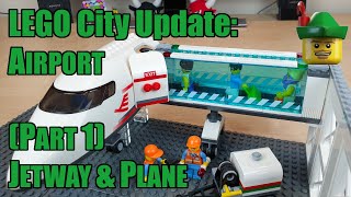 LEGO City Update  Airport Part 1  Jetway amp Plane MOC 7894 🛬🛫🏹 [upl. by Jasun]