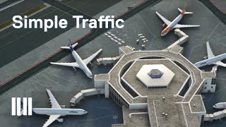 First Look Aerosoft Simple Traffic for Microsoft Flight Simulator 2020 [upl. by Estell]