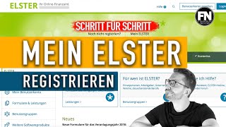 Mein Elster Registrierung  Mein Elster Aktivierung  Elster online anmelden [upl. by Odlanra253]