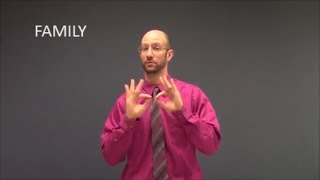 Family Signs in ASL  American Sign Language [upl. by Young827]