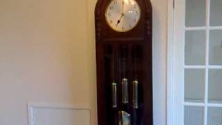 WESTMINSTER CHIME LONGCASE GRANDFATHER CLOCK [upl. by Golden277]