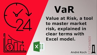 Value at Risk or VaR a tool to master market risk explained in clear terms with Excel model [upl. by Fe]