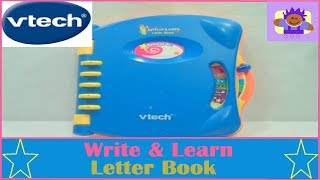 Vtech Write and Learn ABC Letter Book Educational Toy [upl. by Carmon]