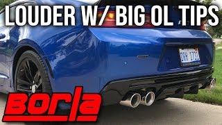 MY BORLA EXHAUST IS HERE ITS FINALLY LOUDER ​ [upl. by Akcinehs]