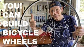 How To Build Bicycle Wheels THE EASY WAY bikerepair [upl. by Dey407]