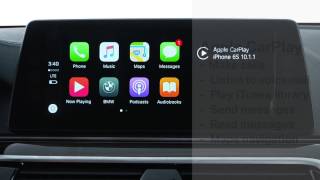 Getting Started Using Apple CarPlay  BMW HowTo [upl. by Eednim117]