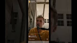 APRIL 1ST 2020  JUSTIN BIEBER  ONE TIME INSTAGRAM LIVE AND MORE [upl. by Niamert]