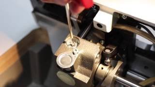 SERVICE VIDEO  Dürkopp Adler cl 867  Basic settings hook middle part opener VERSION 2 [upl. by Shaikh]