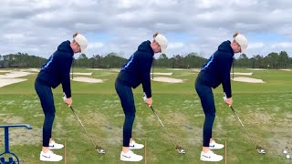 NELLY KORDA GOLF SWING  SLOW MOTION [upl. by Anisirhc]