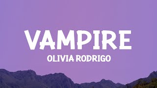 OliviaRodrigo  vampire Lyrics [upl. by Darya]