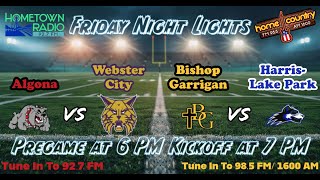 Bishop Garrigan vs HarrisLake Park High School Football [upl. by Merline]