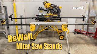 DeWalt Miter Saw Stand Review  MUST SEE Operating TIP [upl. by Ulric]