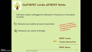 13 DallIRPEF lorda allIRPEF netta [upl. by Lledra]