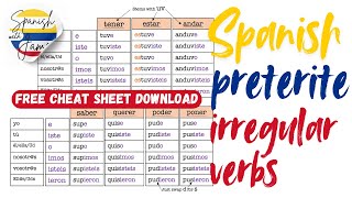 Unlock Spanish irregular preterite verbs with these simple hacks [upl. by Josephson]