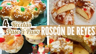 ROSCÓN REYES Fácil 4 Recetas Paso a Paso [upl. by Tshombe68]