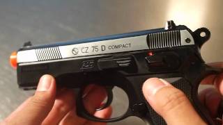 CZ75 CO2 GBB airsoft pistol [upl. by Wane502]