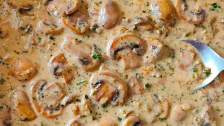 Creamy Mushroom Sauce Recipe [upl. by Lindemann602]