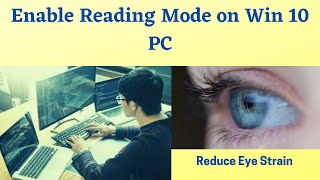 How to Enable Reading Mode  Night Light on PC  Windows 781011 [upl. by Stanford]