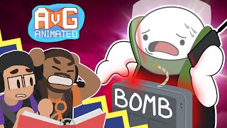 TheOdd1sOut vs Bomb  AvG ANIMATED [upl. by Evetta]