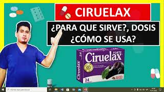 💊 ¡Descubre Qué es y Para Qué Sirve Ciruelax Dosis y Cómo se Toma para el Estreñimiento [upl. by Kajdan]