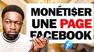 Comment monétiser sa page facebook et gagner de largent avec sa page facebook [upl. by Hcra]