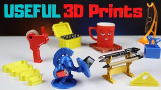 USEFUL Things to 3D Print  12 Practical 3D Prints [upl. by Acinet519]