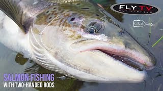 FLY TV  Salmon Fishing with TwoHanded Rods German Subtitles [upl. by Laurin]