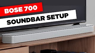 Bose Soundbar 700 Setup  Unboxing [upl. by Linis]