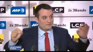 Florian Philippot parle de Donald Trump et des ÉtatsUnis 030316 [upl. by Dnomde959]