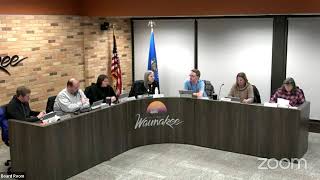 Village of Waunakee Village Board Meeting 1224 [upl. by Vullo787]