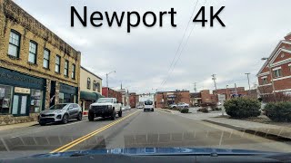 Newport TN USA  Driving Tour Downtown  4K [upl. by Ttennej]