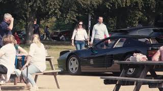 Black Testarossa At Salon Privé 2021 [upl. by Sinnard]