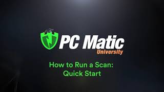 How to Run a PC Matic Scan  Quick Start [upl. by Fital]